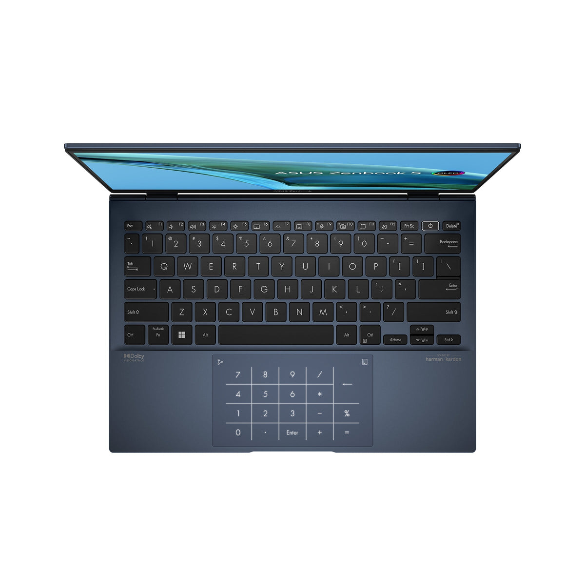 Asus Zenbook S 13 UM5302LA-LV097WS Laptop (Ponder Blue) | 13.3” OLED WQXGA+ | Ryzen 7 7840U | 16GB RAM | 512GB SSD | AMD Radeon Graphics | Windows 11 Home | MS Office Home & Student 2021 | Asus AP4600 Backpack