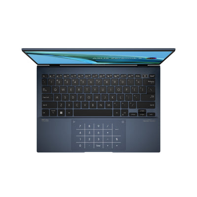 Asus Zenbook S 13 UM5302LA-LV097WS Laptop (Ponder Blue) | 13.3” OLED WQXGA+ | Ryzen 7 7840U | 16GB RAM | 512GB SSD | AMD Radeon Graphics | Windows 11 Home | MS Office Home & Student 2021 | Asus AP4600 Backpack