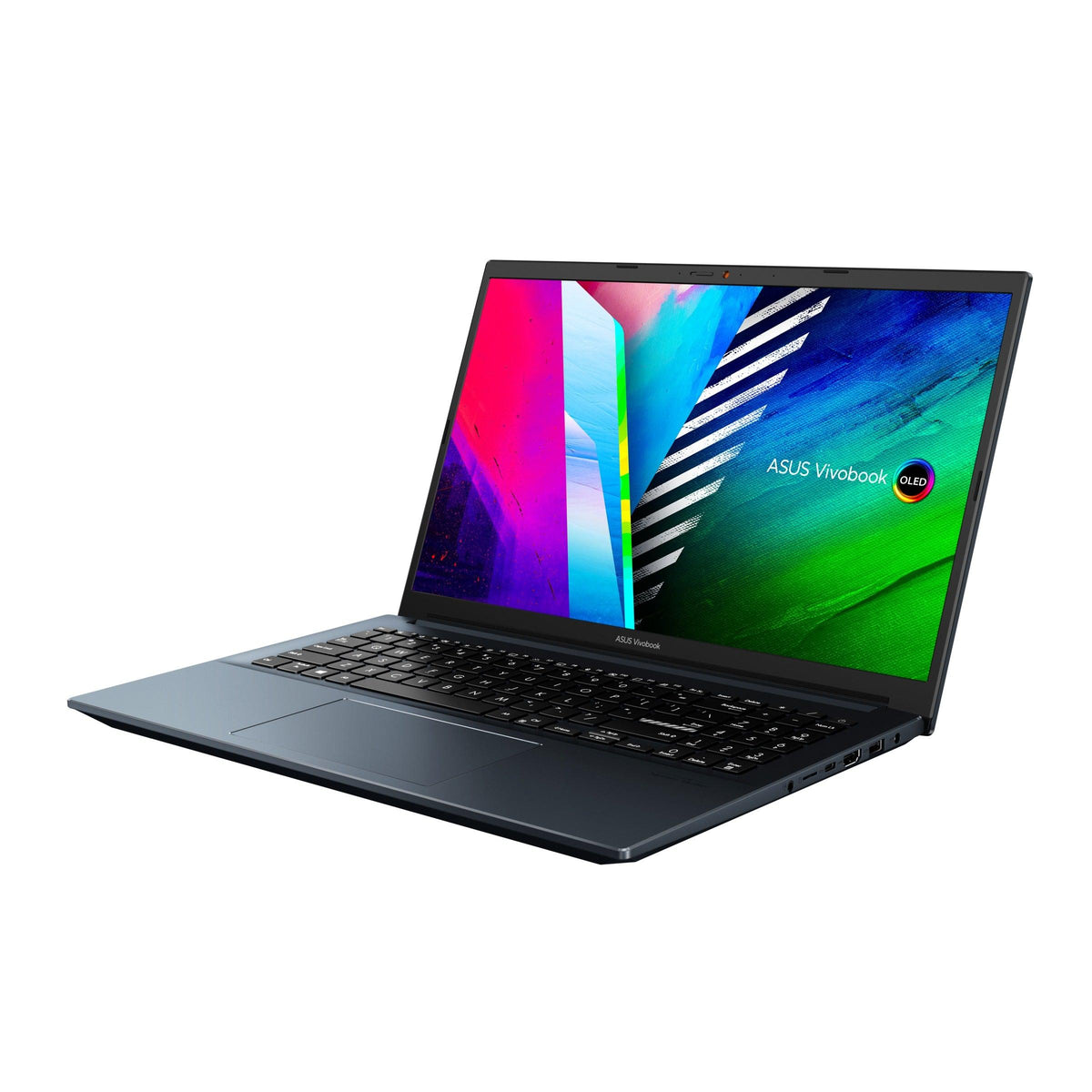 ASUS Vivobook Pro 15 OLED M3500QC-L1080TS Laptop (Quiet Blue) | 15.6" FHD | 16GB DDR4 | 512GB SSD | RTX™ 3050 | Windows 10 Home |  MS Office Home & Student 2021 | ASUS BP1504 Casual Backpack