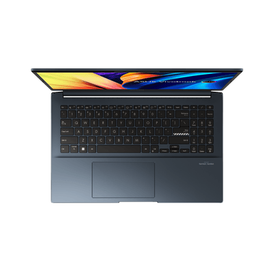 ASUS Vivobook Pro 15 OLED M6500QC-MA060WS Laptop (Quiet Blue) | 15.6" 2.8K | Ryzen™ 5 5600H | 16GB DDR4 | 512 GB SSD |  RTX™ 3050 | Windows 11 Home | MS Office Home & Student 2021 | Asus BP1504 Casual Backpack
