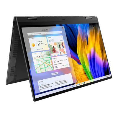 Asus Zenbook 14 Flip OLED UN5401RA-KU095WS Laptop (Jade Black) | 14" 4K (3840 x 2400) OLED | Ryzen™ 9 6900HX | 16GB LPDDR5 RAM | 512GB SSD | AMD Radeon™ Graphics | Windows 11 Home | MS Office Home & Student 2021 | Asus Sleeve