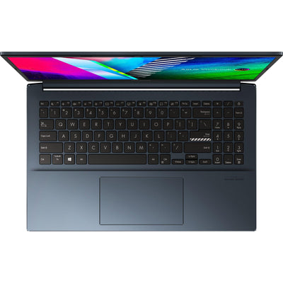 ASUS Vivobook Pro 15 OLED M3500QC-L1080TS Laptop (Quiet Blue) | 15.6" FHD | 16GB DDR4 | 512GB SSD | RTX™ 3050 | Windows 10 Home |  MS Office Home & Student 2021 | ASUS BP1504 Casual Backpack