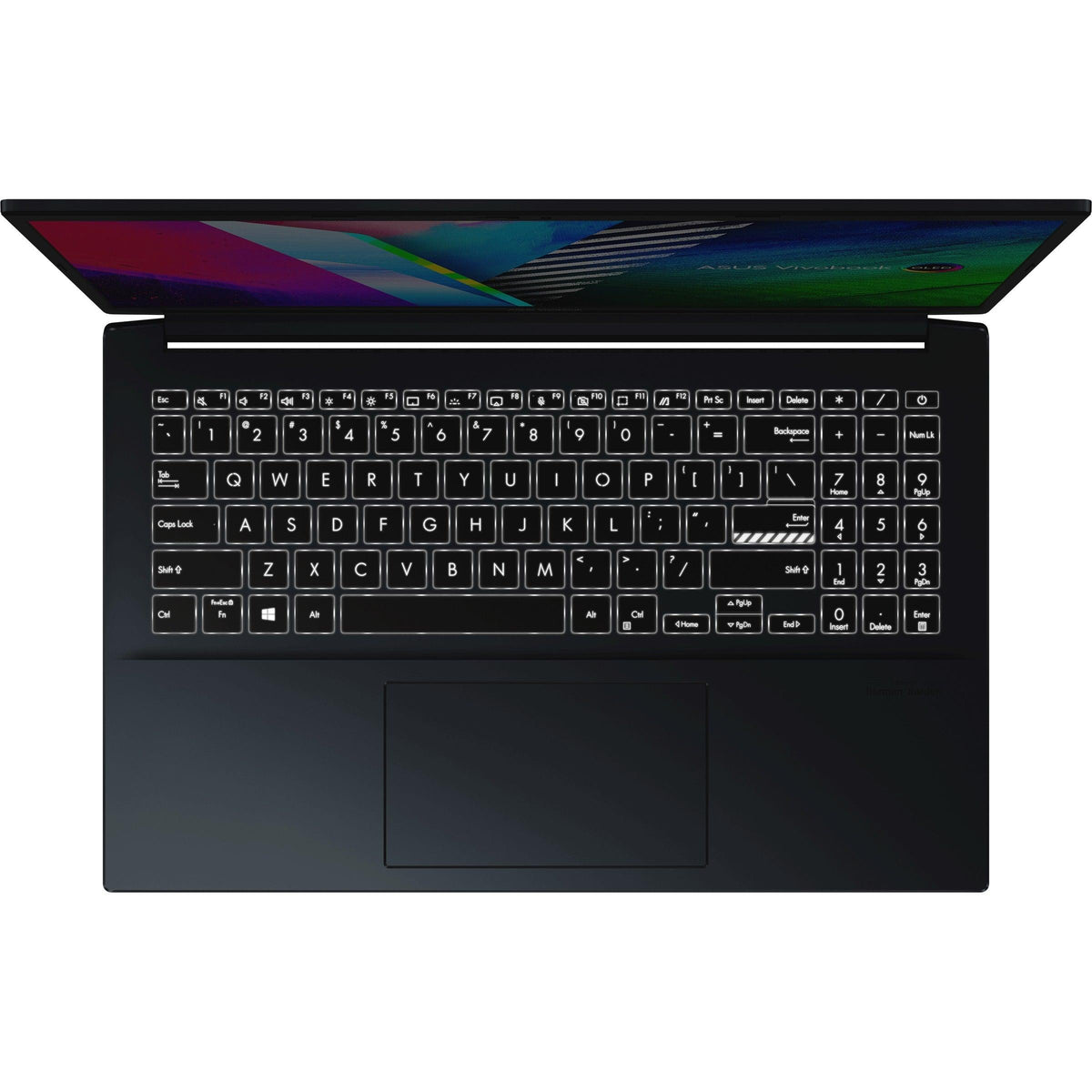 ASUS Vivobook Pro 15 OLED M3500QC-L1080TS Laptop (Quiet Blue) | 15.6" FHD | 16GB DDR4 | 512GB SSD | RTX™ 3050 | Windows 10 Home |  MS Office Home & Student 2021 | ASUS BP1504 Casual Backpack