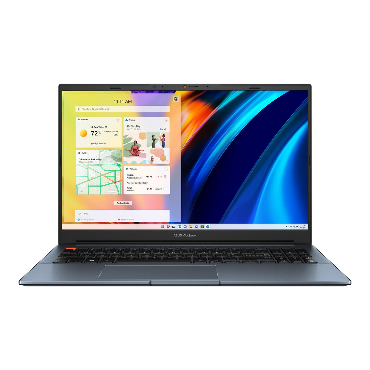 Asus Vivobook Pro 15 OLED K6502VV-MA033WS Laptop (Quiet Blue) | 15.6" 2.8K (2880 x 1620) OLED |  i9-13900H | 16 GB RAM | 1 TB SSD | RTX 4060 | Windows 11 Home | MS Office Home & Student 2021 | ASUS BP1504 Casual Backpack