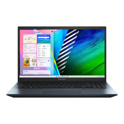 ASUS Vivobook Pro 15 OLED M3500QC-L1080TS Laptop (Quiet Blue) | 15.6" FHD | 16GB DDR4 | 512GB SSD | RTX™ 3050 | Windows 10 Home |  MS Office Home & Student 2021 | ASUS BP1504 Casual Backpack