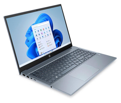 HP Pavilion 15-EG2058TX Laptop (Fog Blue) | 15.6" FHD (1920 x 1080) IPS LED | i7-1255U | 16 GB DDR4 RAM | 1 TB SSD | NVIDIA GeForce MX550 | Windows 11 | MS Office Home & Student 2021 | HP PRELUDE 15.6" Topload Bag