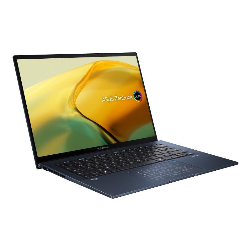 ASUS Zenbook 14 Oled UX3402ZA-KM064WS Laptop (Ponder Blue) | 14" 2.8K | i7-1260P | 16GB RAM | 512GB SSD | Intel Iris Xe | Windows 11 Home | MS Office Home & Student 2021 |  ASUS BP1504 Casual Backpack