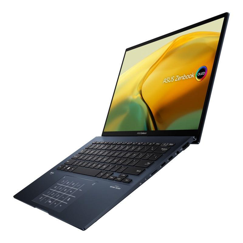 ASUS Zenbook 14 Oled UX3402ZA-KM064WS Laptop (Ponder Blue) | 14" 2.8K | i7-1260P | 16GB RAM | 512GB SSD | Intel Iris Xe | Windows 11 Home | MS Office Home & Student 2021 |  ASUS BP1504 Casual Backpack
