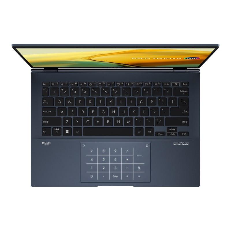ASUS Zenbook 14 Oled UX3402ZA-KM064WS Laptop (Ponder Blue) | 14" 2.8K | i7-1260P | 16GB RAM | 512GB SSD | Intel Iris Xe | Windows 11 Home | MS Office Home & Student 2021 |  ASUS BP1504 Casual Backpack