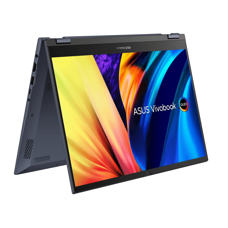 ASUS Vivobook S 14 FLIP OLED TN3402QA-KN090WS Laptop (Quiet Blue) | 14" 2.8K | Ryzen 7 5800H | 8GB DDR4 | 512 GB SSD | AMD Radeon Graphics | Windows 11 Home | MS Office H&S 2021 | Palmrest | ASUS Sleeve | Stylus Pen