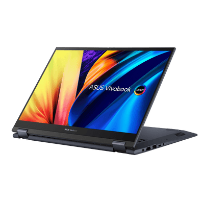 ASUS Vivobook S 14 FLIP OLED TN3402QA-KN090WS Laptop (Quiet Blue) | 14" 2.8K | Ryzen 7 5800H | 8GB DDR4 | 512 GB SSD | AMD Radeon Graphics | Windows 11 Home | MS Office H&S 2021 | Palmrest | ASUS Sleeve | Stylus Pen