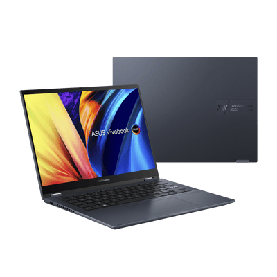 ASUS Vivobook S 14 FLIP OLED TN3402QA-KN090WS Laptop (Quiet Blue) | 14" 2.8K | Ryzen 7 5800H | 8GB DDR4 | 512 GB SSD | AMD Radeon Graphics | Windows 11 Home | MS Office H&S 2021 | Palmrest | ASUS Sleeve | Stylus Pen